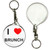 I Love Brunch - 55mm Button Badge Key Ring