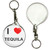 I Love Tequila - 55mm Button Badge Key Ring I Love Tequila - 55mm Button Badge Key Ring