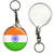India Flag - 55mm Button Badge Key Ring India Flag - 55mm Button Badge Key Ring