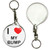I Love My Bump - 55mm Button Badge Key Ring