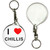 I Love Chillis - 55mm Button Badge Key Ring I Love Chillis - 55mm Button Badge Key Ring