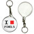 Pixel Love - 55mm Button Badge Key Ring Pixel Love - 55mm Button Badge Key Ring
