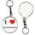 I Love Accountants - 55mm Button Badge Key Ring