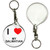 I Love My Dalmatian - 55mm Button Badge Key Ring I Love My Dalmatian - 55mm Button Badge Key Ring