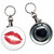 Lips - 55mm Button Badge Bottle Opener Lips - 55mm Button Badge Bottle Opener