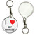 I Love My Horse - 55mm Button Badge Key Ring I Love My Horse - 55mm Button Badge Key Ring