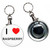 I Love Raspberry - 55mm Button Badge Bottle Opener
