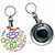 Knuckle Duster Pattern - 55mm Button Badge Bottle Opener Knuckle Duster Pattern - 55mm Button Badge Bottle Opener