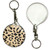 Leopard Print - 55mm Button Badge Key Ring