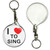 I Love To Sing - 55mm Button Badge Key Ring