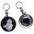 Black Boy Robot - 55mm Button Badge Bottle Opener