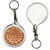 Pepperoni Pizza - 55mm Button Badge Key Ring Pepperoni Pizza - 55mm Button Badge Key Ring