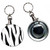 Zebra Print - 55mm Button Badge Bottle Opener Zebra Print - 55mm Button Badge Bottle Opener