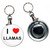 I Love Llamas - 55mm Button Badge Bottle Opener I Love Llamas - 55mm Button Badge Bottle Opener
