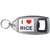 I Love Rice - Plastic Key Ring Bottle Opener