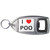 I love Poo - Plastic Key Ring Bottle Opener