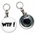 WTF! What The Fuck - 55mm Button Badge Bottle Opener WTF! What The Fuck - 55mm Button Badge Bottle Opener