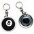 8 Ball - 55mm Button Badge Bottle Opener 8 Ball - 55mm Button Badge Bottle Opener