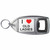 I Love Old Ladies - Plastic Key Ring Bottle Opener