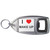 I love Make Up - Plastic Key Ring Bottle Opener