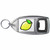 STOCK ITEM - Fruit Machine Lemon - Plastic Key Ring Bottle Opener