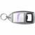 Lightning Bolt Pink - Plastic Key Ring Bottle Opener