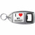 I Love My Duvet - Plastic Key Ring Bottle Opener