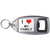 I love My Family - Plastic Key Ring Bottle Opener