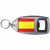 Spain Flag - Plastic Key Ring Bottle Opener Spain Flag - Plastic Key Ring Bottle Opener