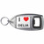 I Love Delia - Plastic Key Ring Bottle Opener I Love Delia - Plastic Key Ring Bottle Opener