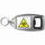 Biohazard - Plastic Key Ring Bottle Opener