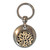 Leopard Print - Round Metal Key Ring