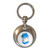 Milk Carton - Round Metal Key Ring