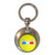 3D Glasses - Round Metal Key Ring