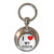 I Love My Cock - Round Metal Key Ring