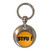 STFU! Shut the fuck up! - Round Metal Key Ring
