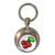 Fruit Machine Cherries - Round Metal Key Ring
