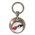 Lipstick - Round Metal Key Ring