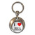 I Love Mac N Cheese - Round Metal Key Ring