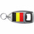 Belgium Flag - Plastic Key Ring Bottle Opener
