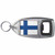 Finland Flag - Plastic Key Ring Bottle Opener