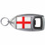 England Flag - Plastic Key Ring Bottle Opener