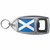 Scotland Flag - Plastic Key Ring Bottle Opener