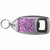 Pink Leopard Print - Plastic Key Ring Bottle Opener
