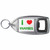 I Love Vampires - Plastic Key Ring Bottle Opener