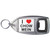 I love Chow Mein - Plastic Key Ring Bottle Opener