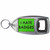 I Hate Badges - Plastic Key Ring Bottle Opener