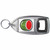 Fruit Machine Melon - Plastic Key Ring Bottle Opener