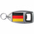Germany Flag - Plastic Key Ring Bottle Opener