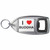 I Love Buddha - Plastic Key Ring Bottle Opener